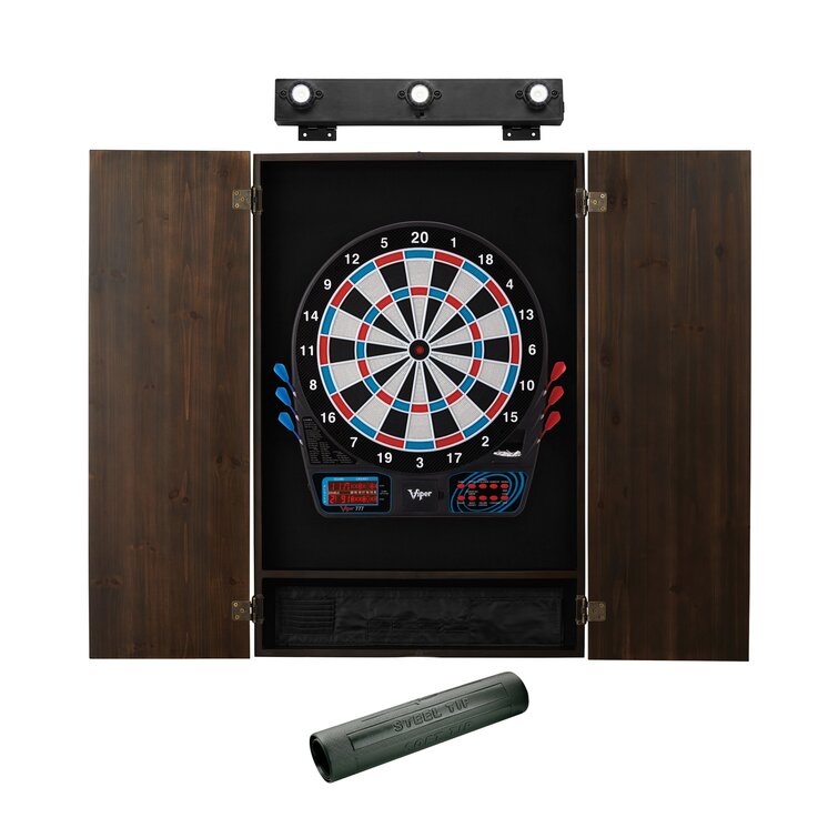 Electronic dart board clearance cabinet